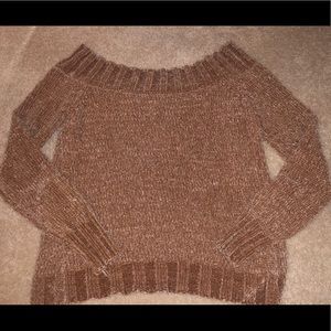 Tan chenille sweater